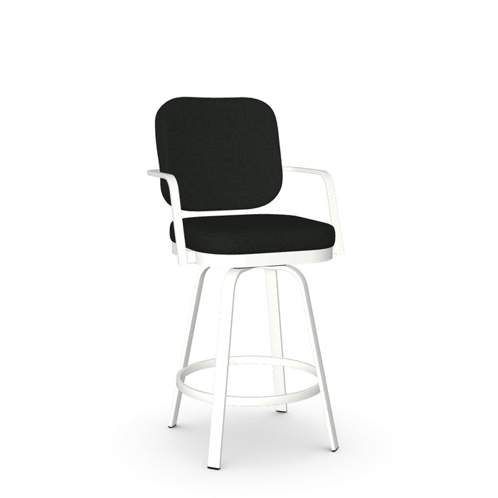 Dorsey Swivel Counter Stool -Upholstered