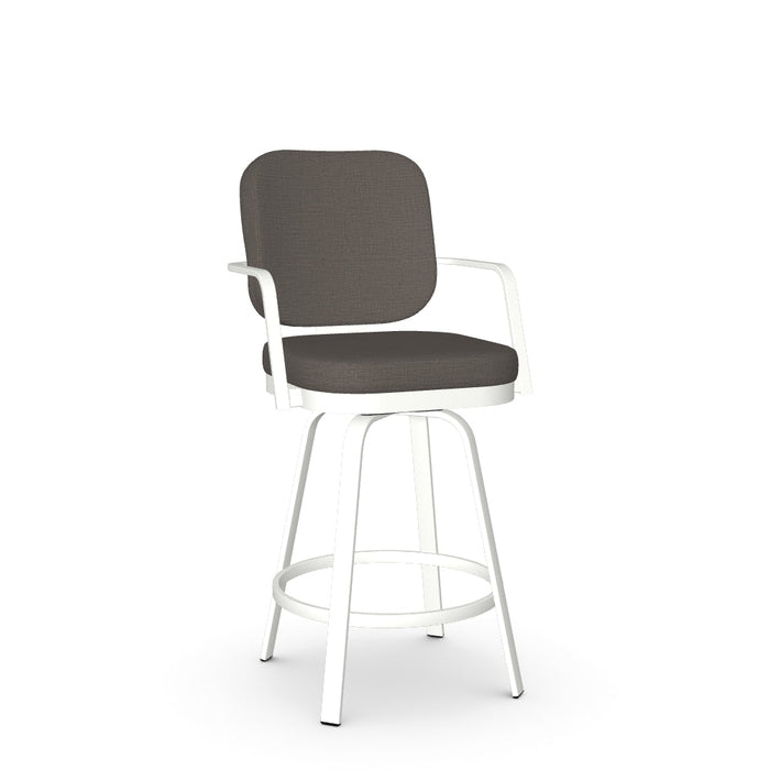 Dorsey Swivel Counter Stool -Upholstered