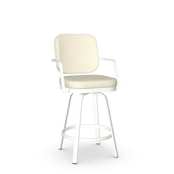 Dorsey Swivel Counter Stool -Upholstered