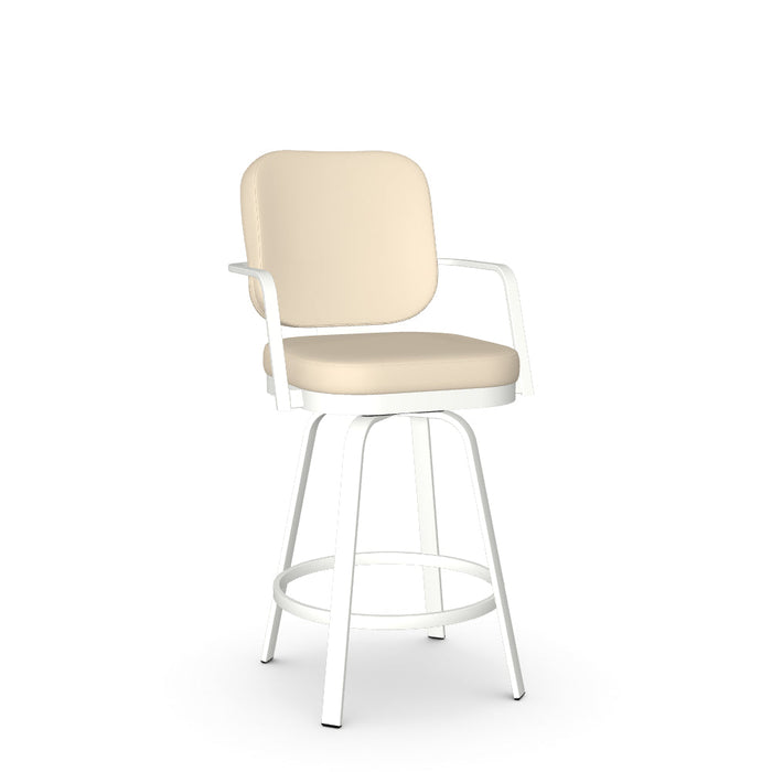Dorsey Swivel Counter Stool -Upholstered