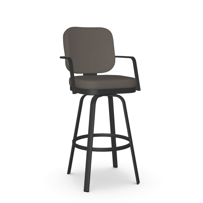 Dorsey Swivel Bar Stool -Upholstered
