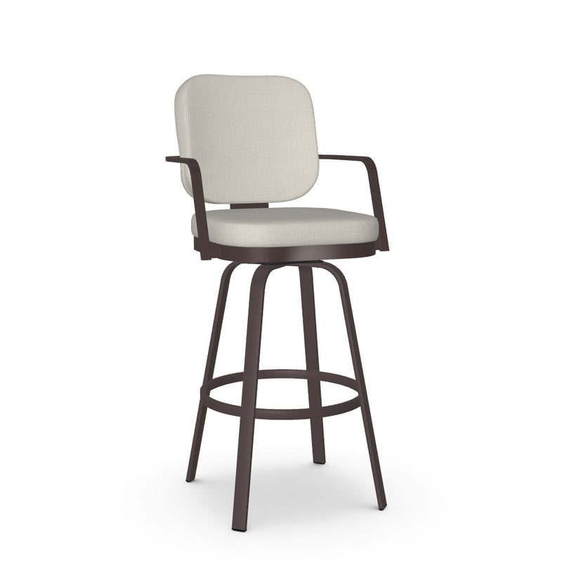 Dorsey Swivel Bar Stool -Upholstered