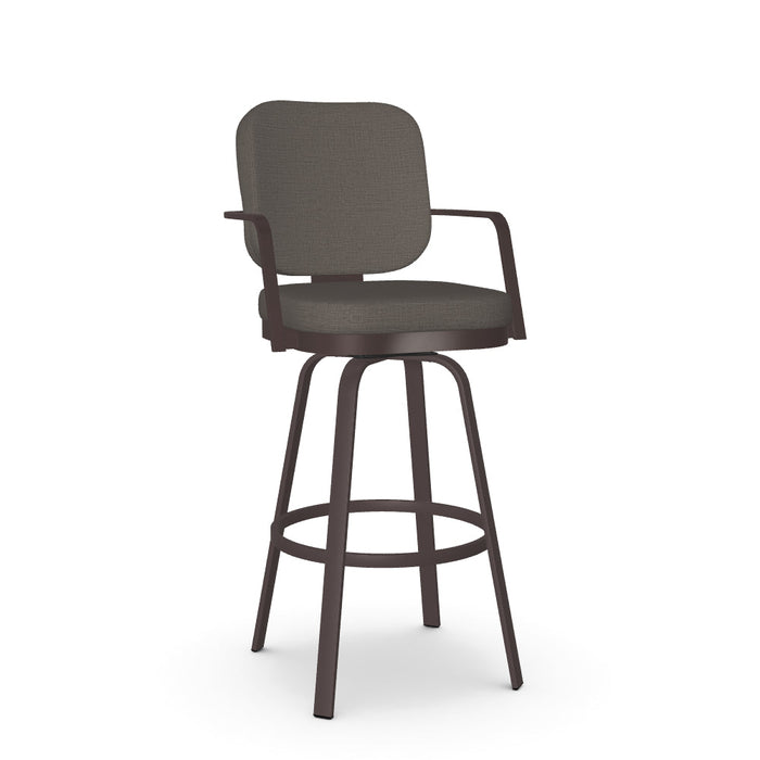 Dorsey Swivel Bar Stool -Upholstered