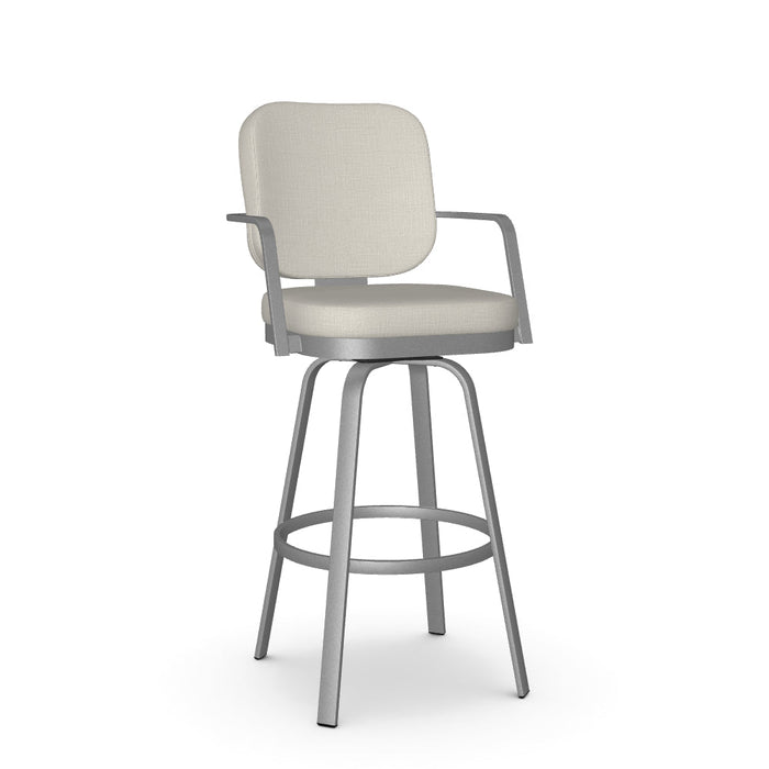 Dorsey Swivel Bar Stool -Upholstered
