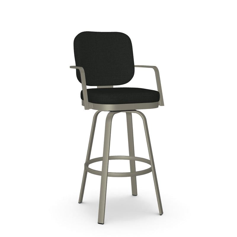 Dorsey Swivel Bar Stool -Upholstered