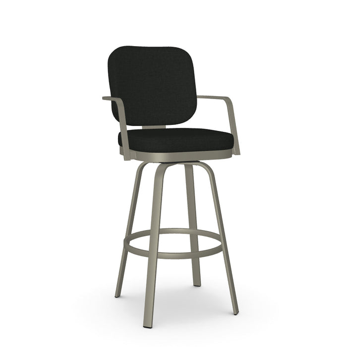 Dorsey Swivel Bar Stool -Upholstered