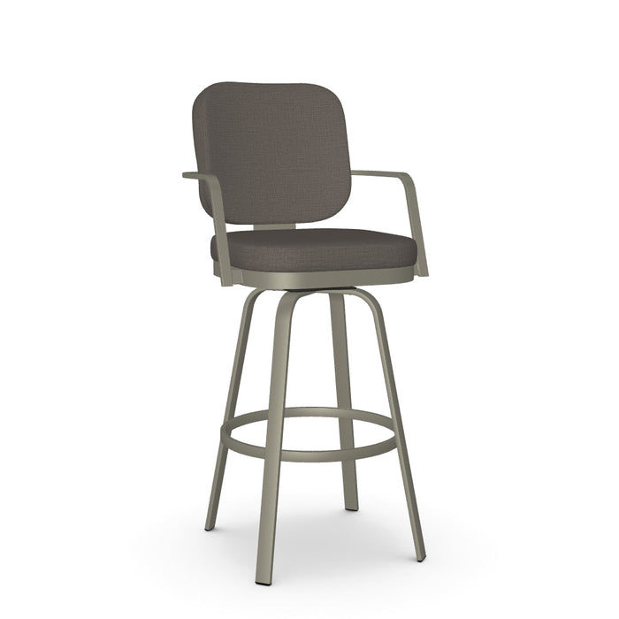 Dorsey Swivel Bar Stool -Upholstered