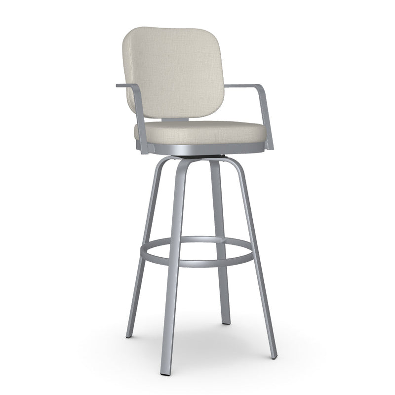 Dorsey Swivel Spectator Stool -Upholstered