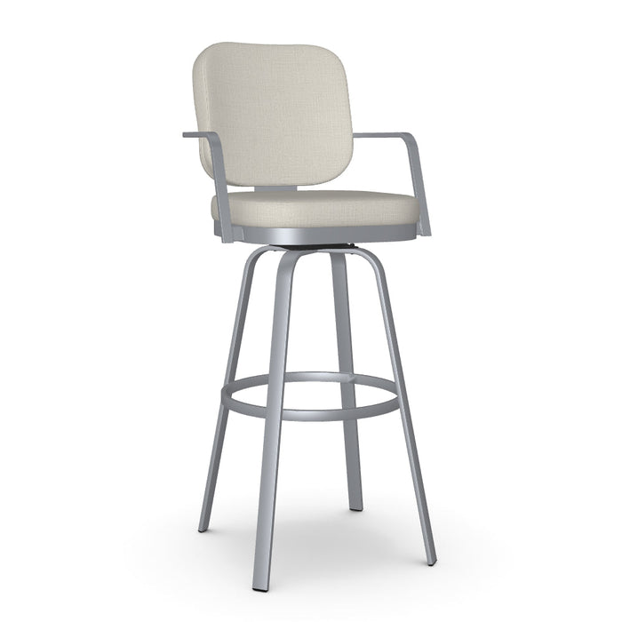 Dorsey Swivel Spectator Stool -Upholstered