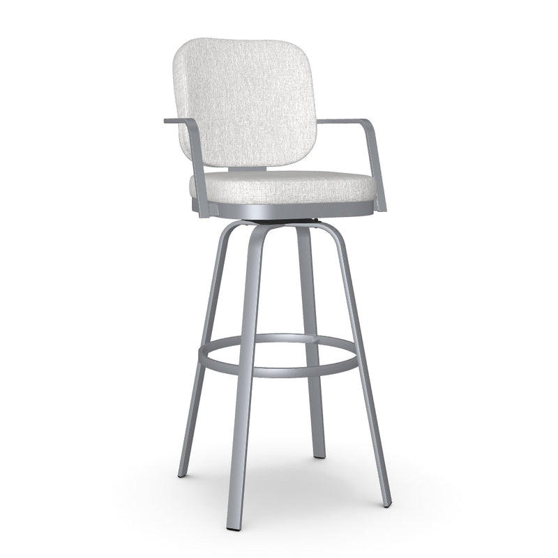 Dorsey Swivel Spectator Stool -Upholstered