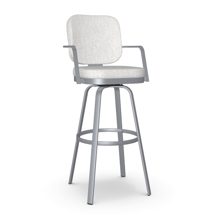 Dorsey Swivel Spectator Stool -Upholstered