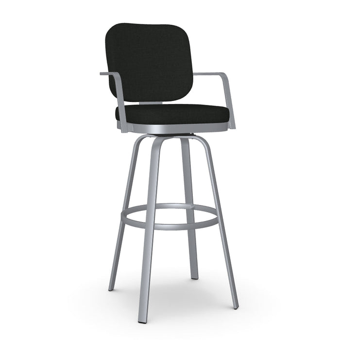 Dorsey Swivel Spectator Stool -Upholstered