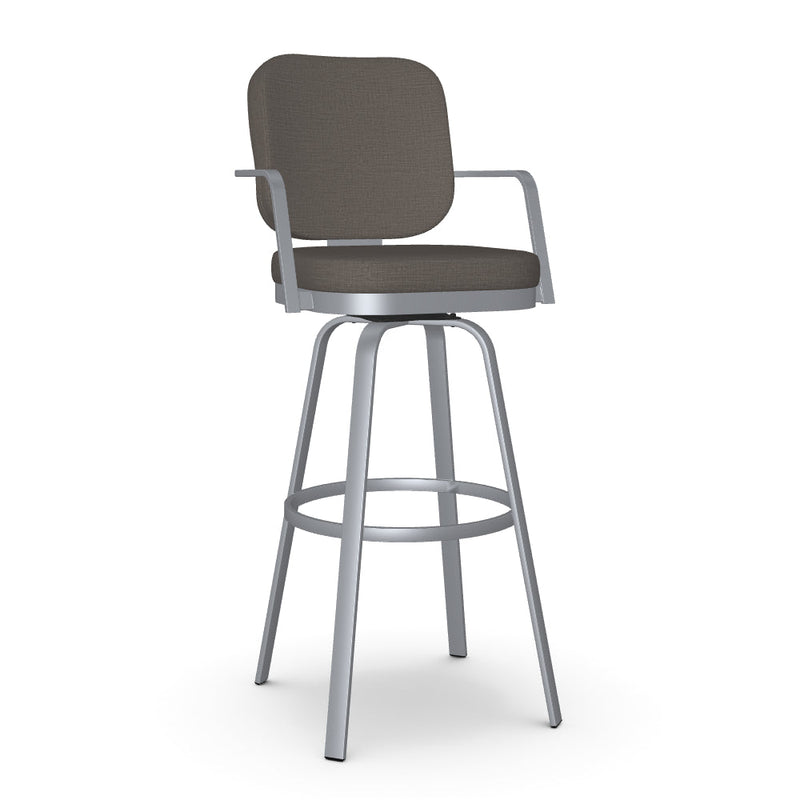 Dorsey Swivel Spectator Stool -Upholstered