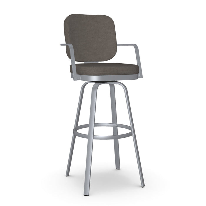 Dorsey Swivel Spectator Stool -Upholstered