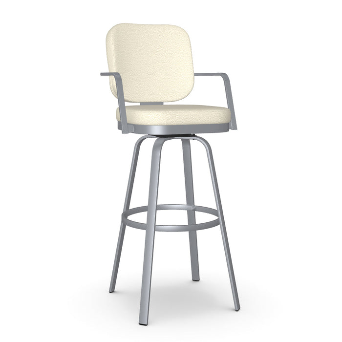Dorsey Swivel Spectator Stool -Upholstered