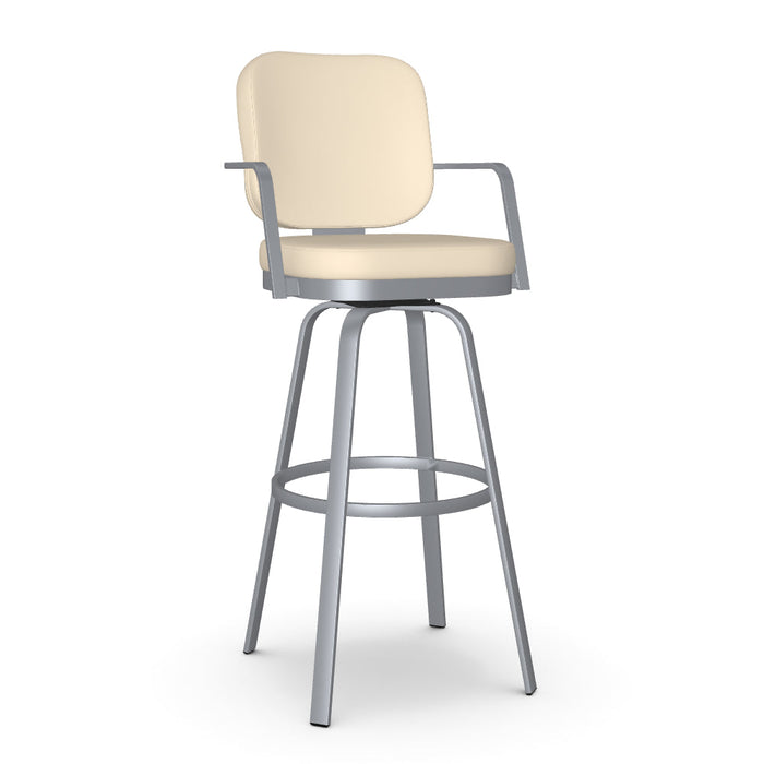 Dorsey Swivel Spectator Stool -Upholstered