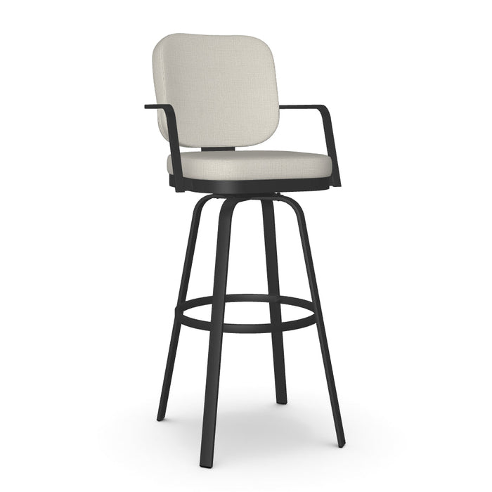 Dorsey Swivel Spectator Stool -Upholstered
