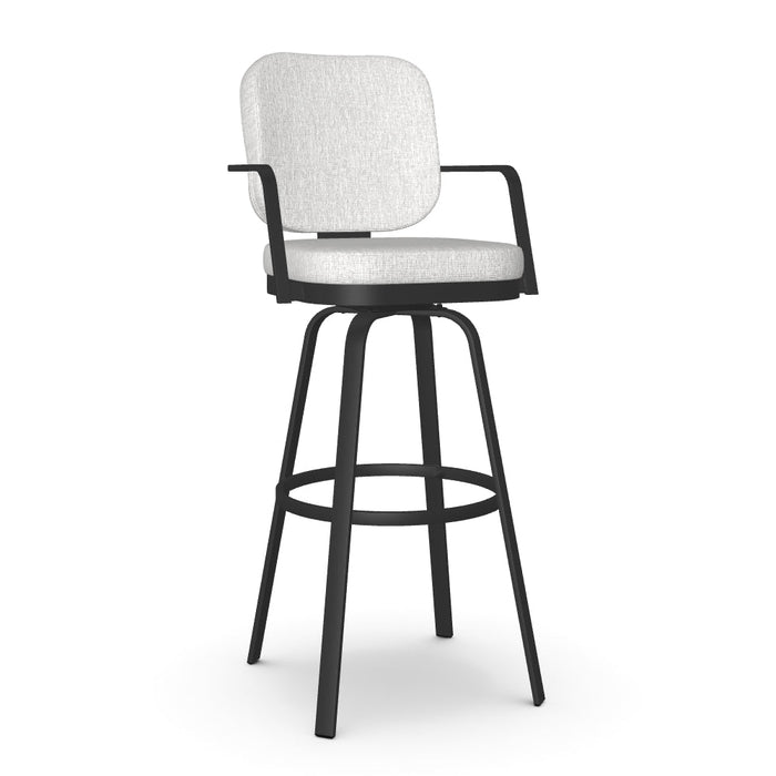 Dorsey Swivel Spectator Stool -Upholstered