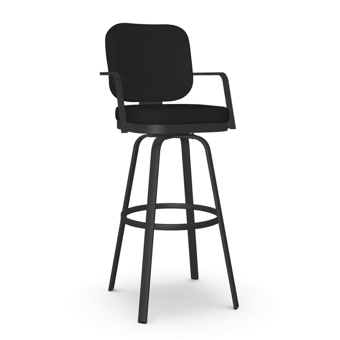 Dorsey Swivel Spectator Stool -Upholstered