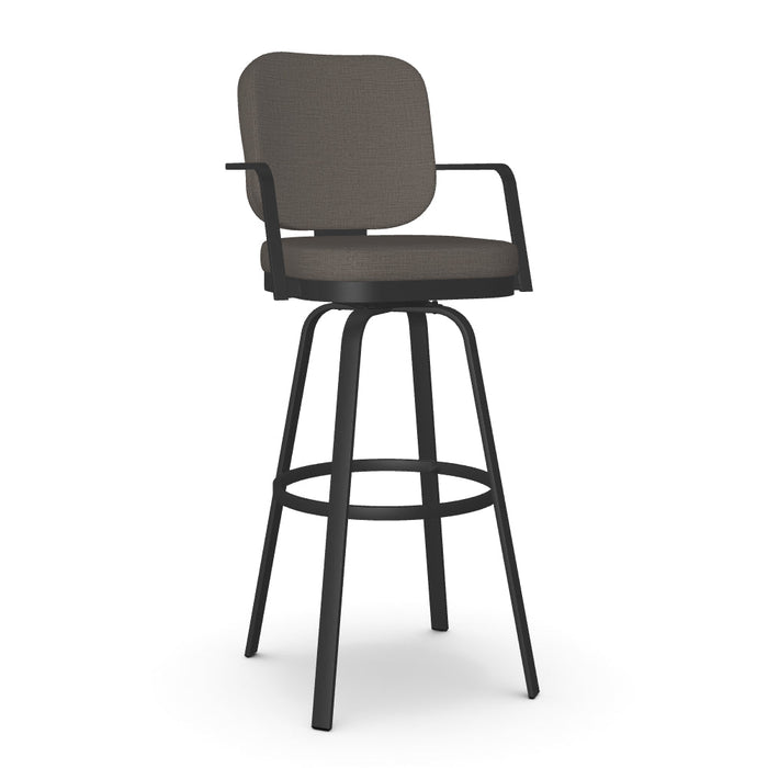Dorsey Swivel Spectator Stool -Upholstered