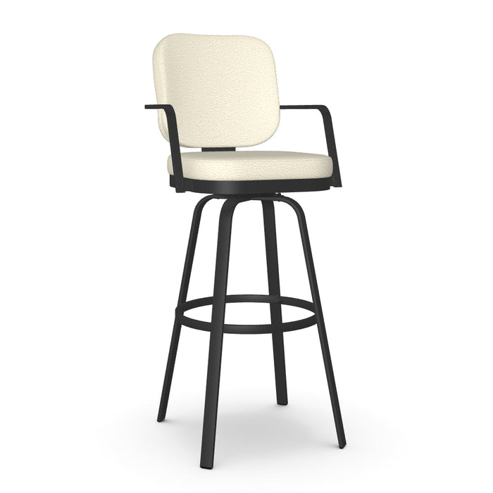 Dorsey Swivel Spectator Stool -Upholstered
