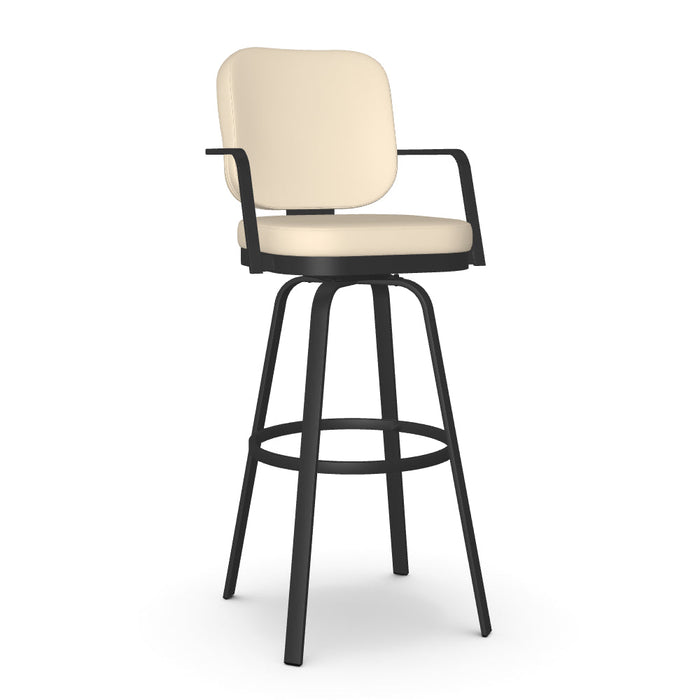 Dorsey Swivel Spectator Stool -Upholstered