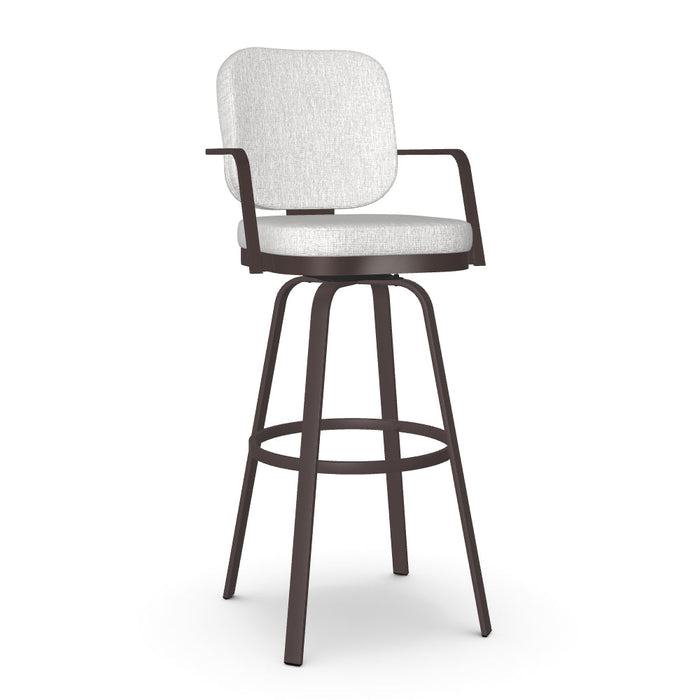 Dorsey Swivel Spectator Stool -Upholstered