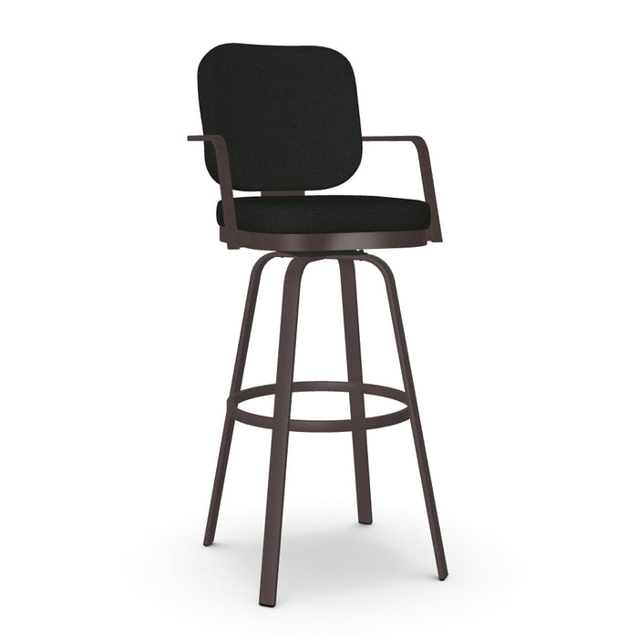 Dorsey Swivel Spectator Stool -Upholstered