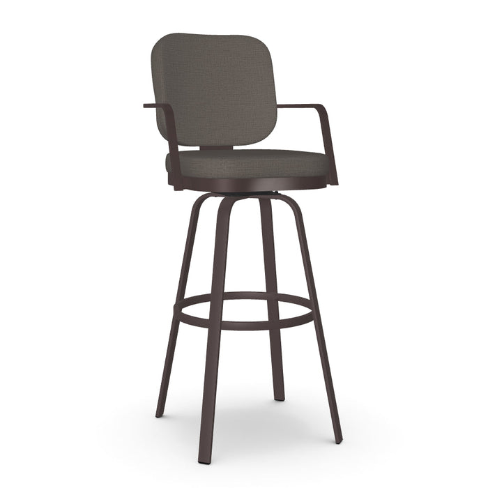 Dorsey Swivel Spectator Stool -Upholstered