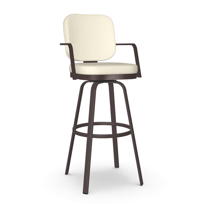 Dorsey Swivel Spectator Stool -Upholstered