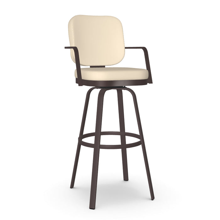Dorsey Swivel Spectator Stool -Upholstered