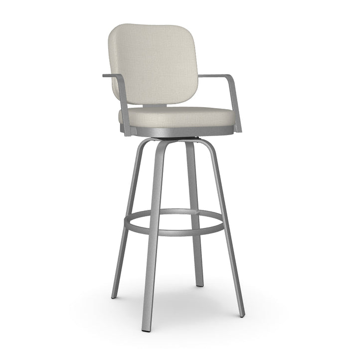 Dorsey Swivel Spectator Stool -Upholstered