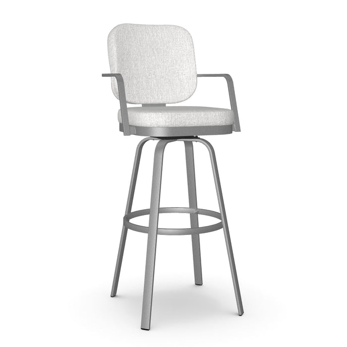 Dorsey Swivel Spectator Stool -Upholstered