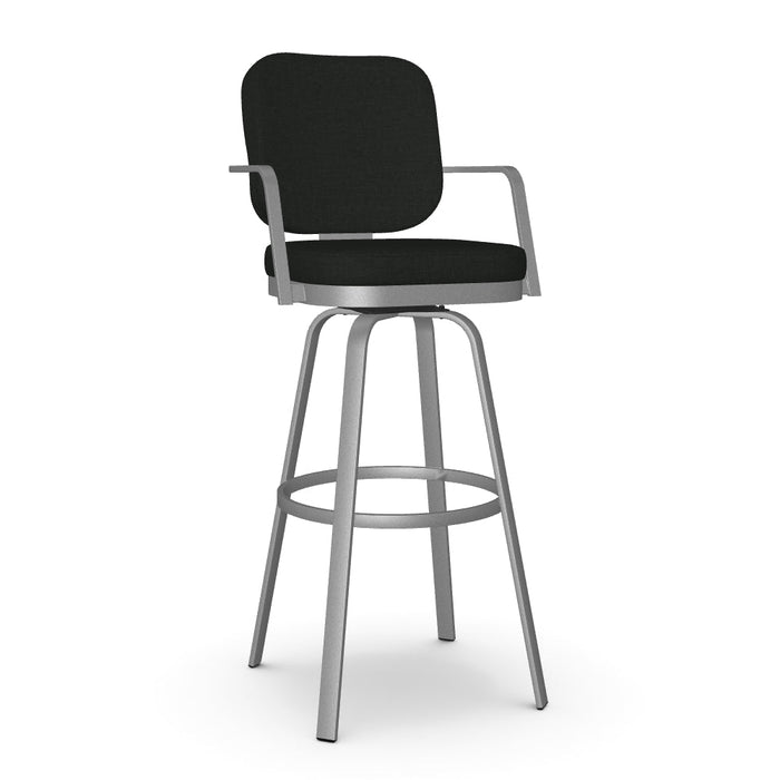 Dorsey Swivel Spectator Stool -Upholstered