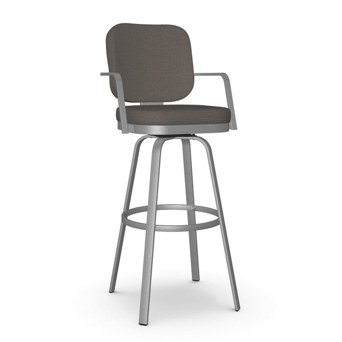 Dorsey Swivel Spectator Stool -Upholstered