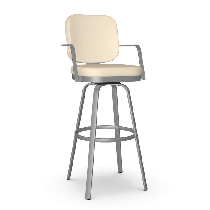 Dorsey Swivel Spectator Stool -Upholstered