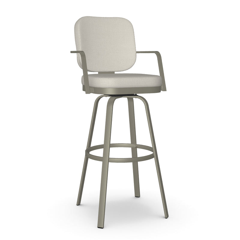 Dorsey Swivel Spectator Stool -Upholstered