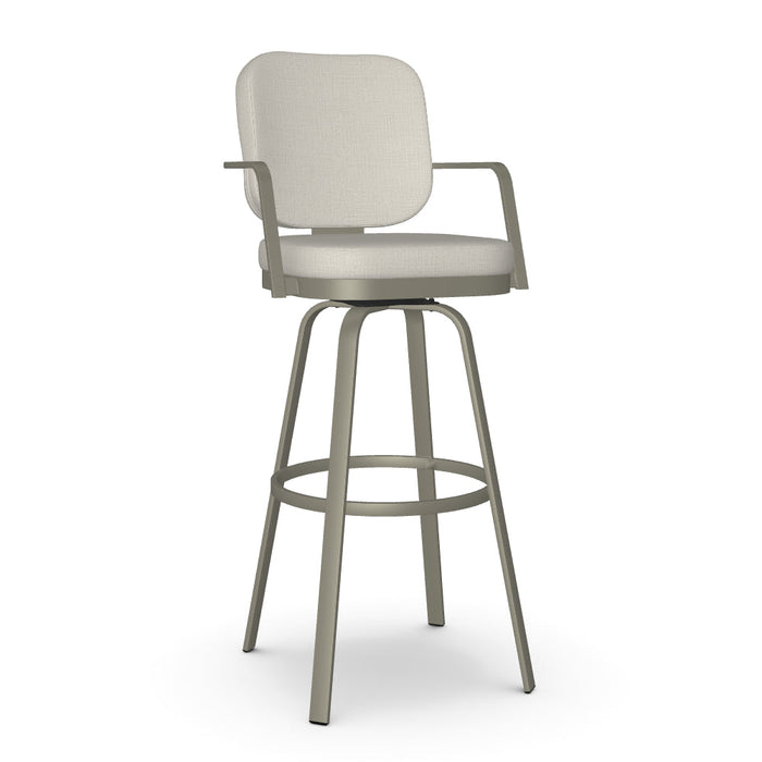 Dorsey Swivel Spectator Stool -Upholstered
