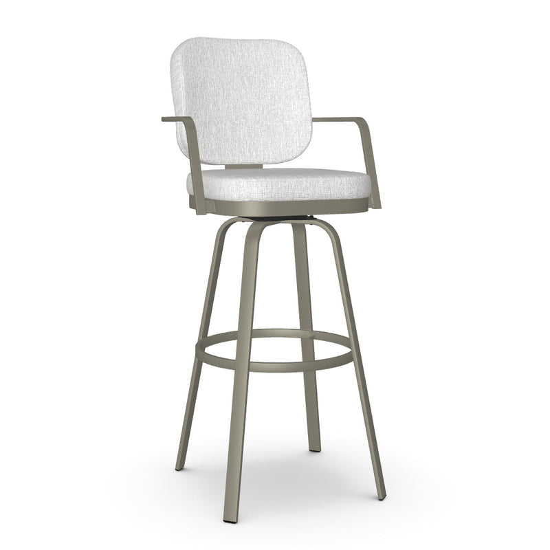 Dorsey Swivel Spectator Stool -Upholstered
