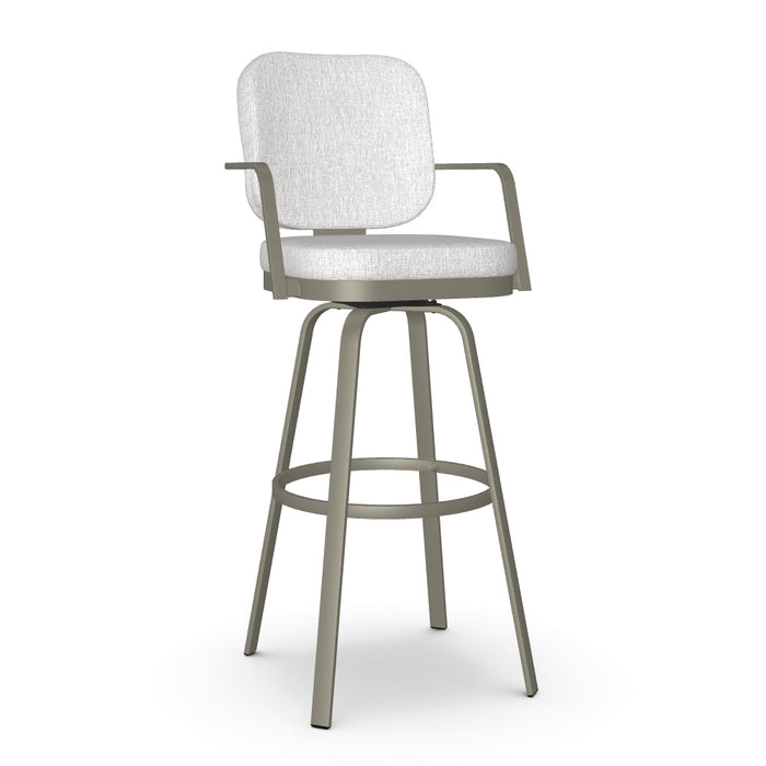 Dorsey Swivel Spectator Stool -Upholstered