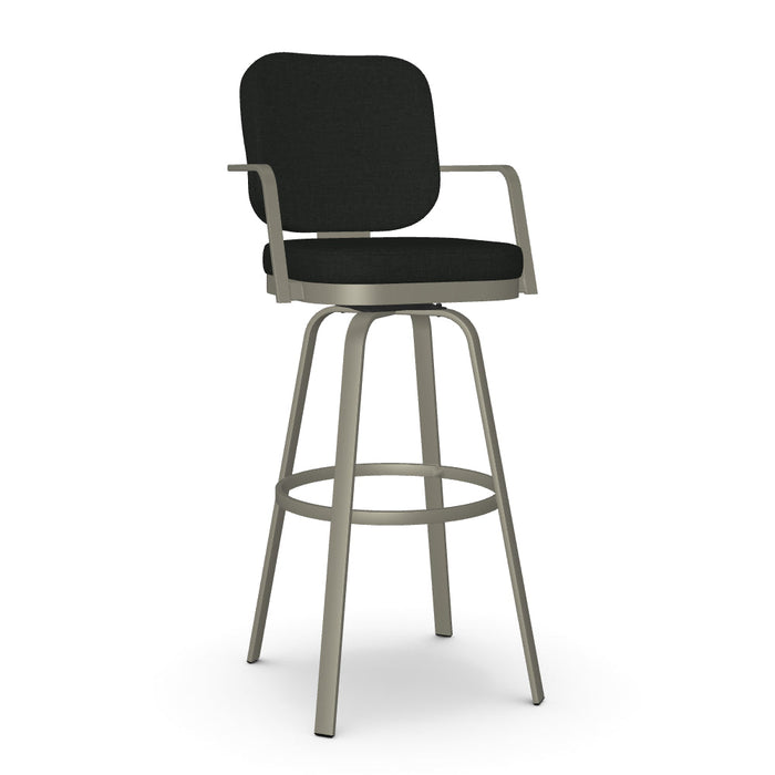Dorsey Swivel Spectator Stool -Upholstered