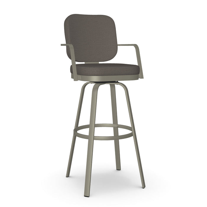 Dorsey Swivel Spectator Stool -Upholstered