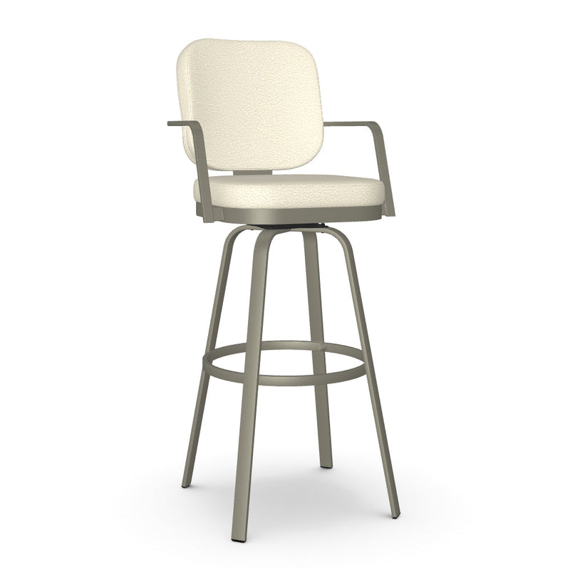 Dorsey Swivel Spectator Stool -Upholstered