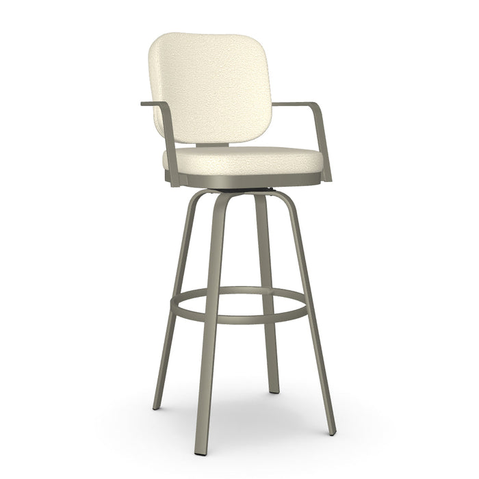 Dorsey Swivel Spectator Stool -Upholstered