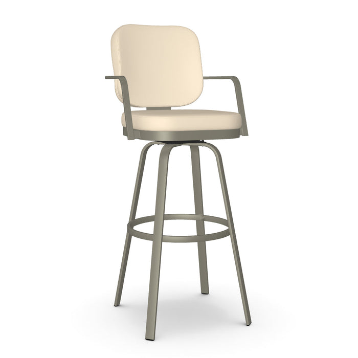 Dorsey Swivel Spectator Stool -Upholstered