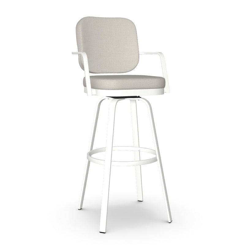 Dorsey Swivel Spectator Stool -Upholstered