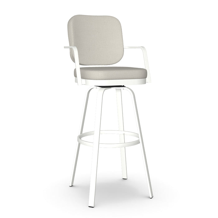 Dorsey Swivel Spectator Stool -Upholstered