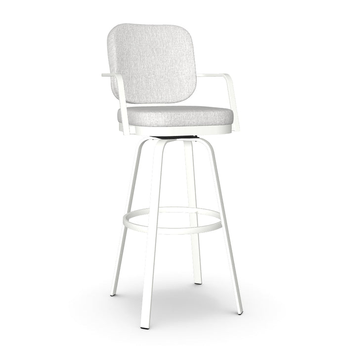 Dorsey Swivel Spectator Stool -Upholstered