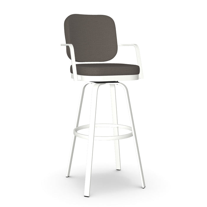 Dorsey Swivel Spectator Stool -Upholstered