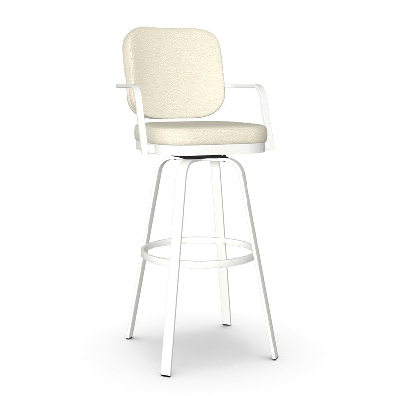 Dorsey Swivel Spectator Stool -Upholstered